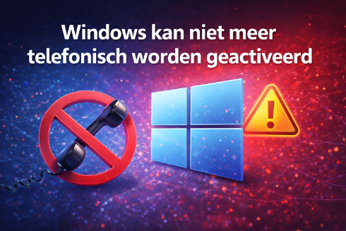Windows telefonisch activeren kan niet langer: wat betekent dat écht voor gebruikers? 1 Windows Telefonisch Activeren – Melding Telefonische Activatie Stopt