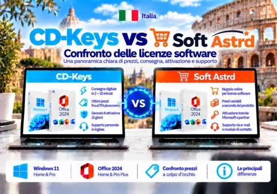 Cd Keys Vs Soft Astrd Italia - Cd-Keys Vs Soft Astrd: Softwarelicenties Vergeleken (2026)