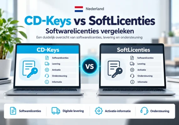 Neutrale Vergelijkingsafbeelding Van Cd-Keys En Softlicenties Met Softwarelicenties, Levering, Activatie En Ondersteuning Voor Nederland.